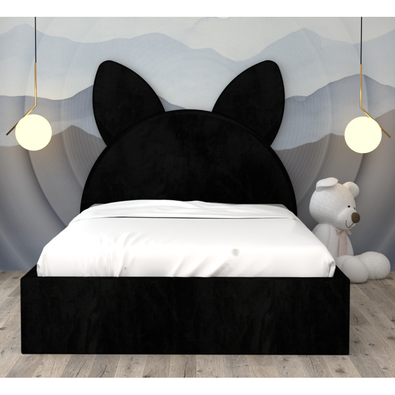 Pat Tapitat Kitty Negru Negru cu...