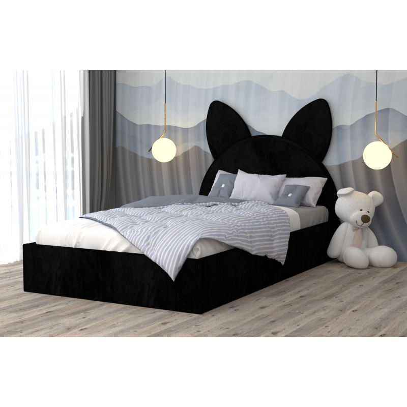 Pat Tapitat Kitty Negru Negru cu...