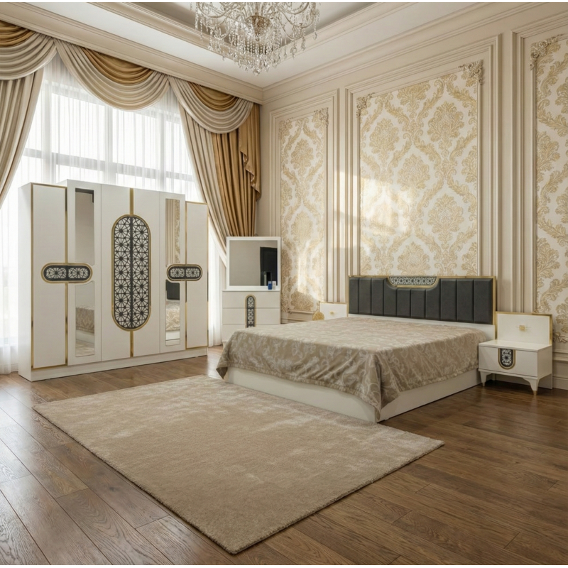 Set Dormitor Master Rubic Gold PRO 5...