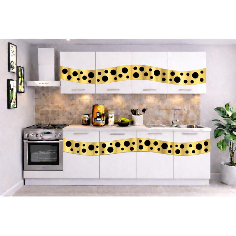 Bucatarie Madrid 180 cm Alb Ornament...