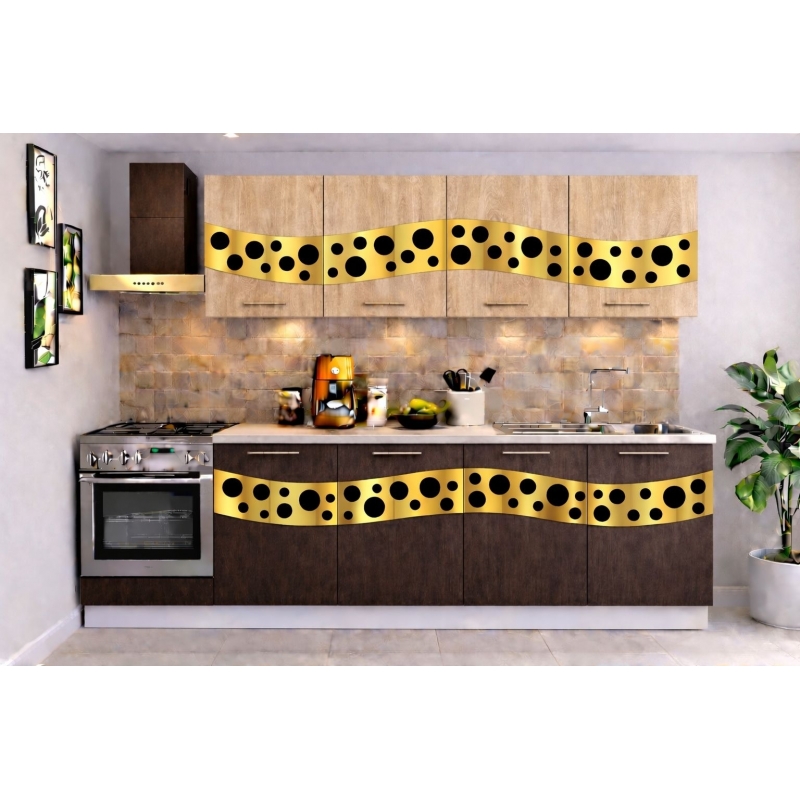 Bucatarie Madrid 200 cm Wenge Sonoma...