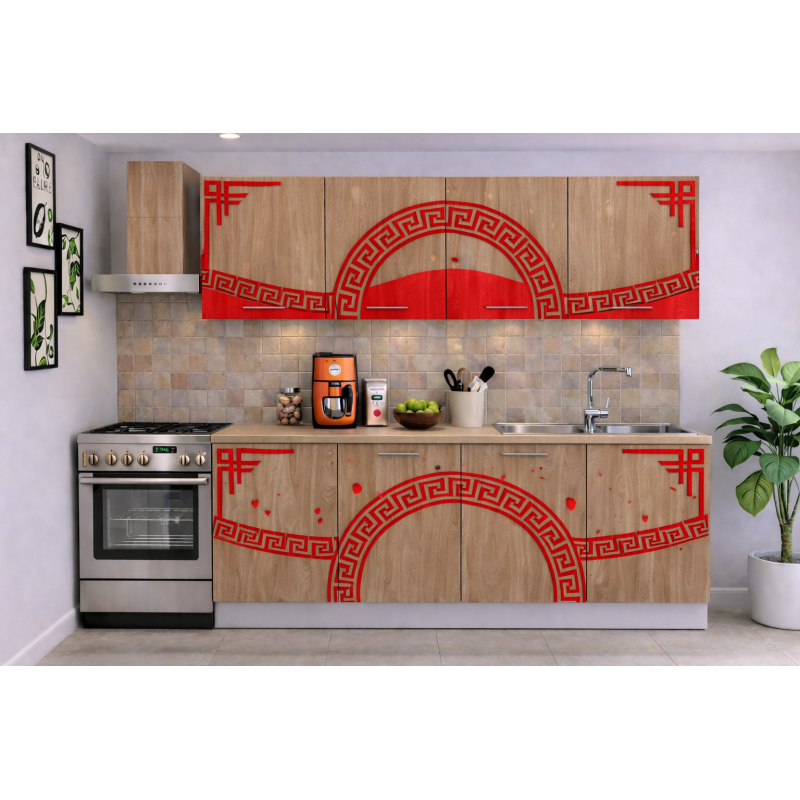 Bucatarie Verona 200 cm Sonoma...